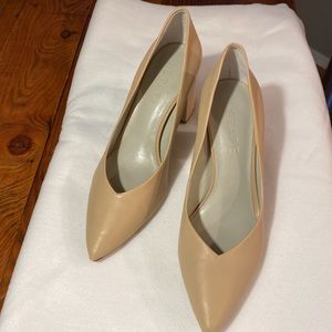 1.State Saffy block heel leather pumps worn once excellent condition.